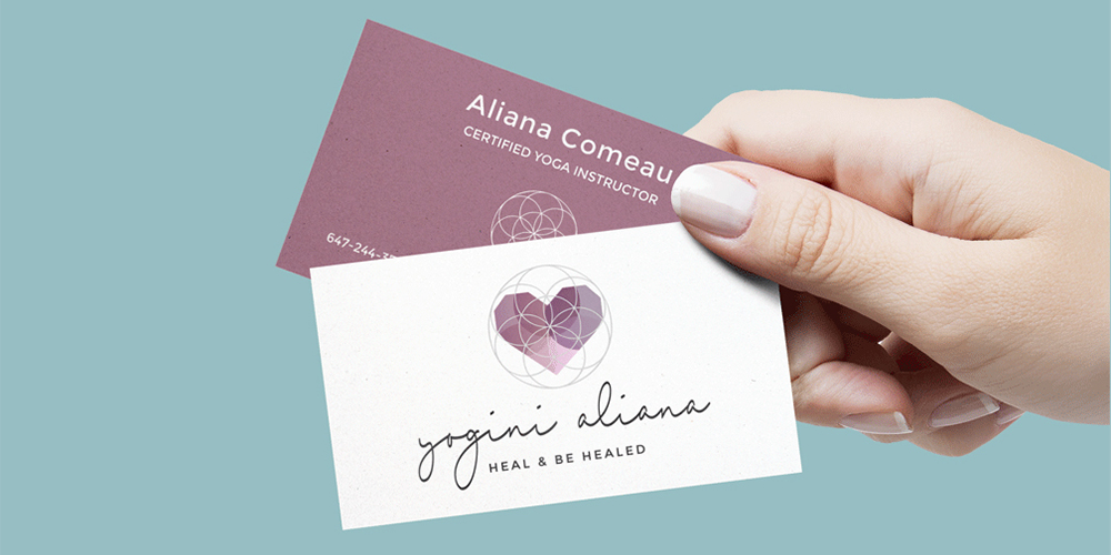 yogini aliana business cards