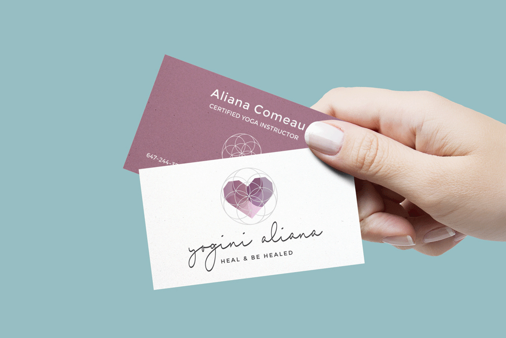 business cards for Aliana